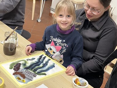 Z akvarelového workshopu s Marií Ladrovou