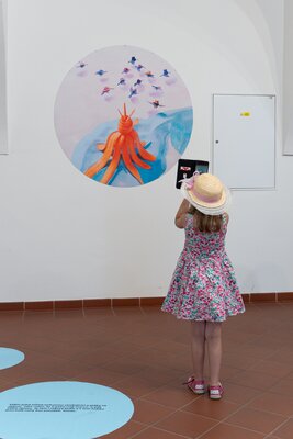 z výstavy: Markéta Magidová, Kdyžb zavřu oči, vidím... Dětská galerie Lapidárium