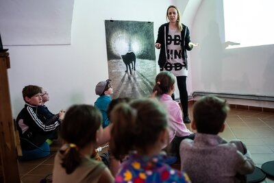 Olga Paštéková / Mezisvěty, Foto: Martin Máslo, Dětská galerie Lapidárium