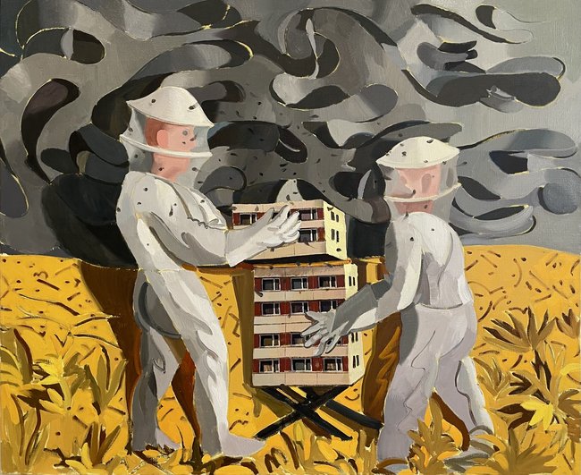 Výstava Jakuba Tomáše Panelstory symbolicky odráží ráz naší krajiny i vědomí