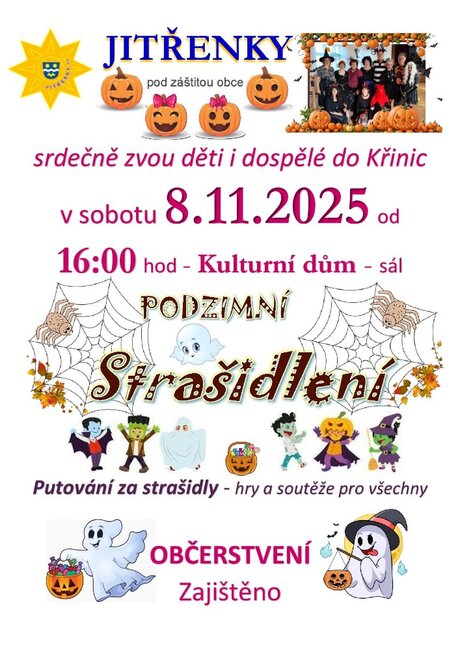 Podzimní strašidlení v Křinicích