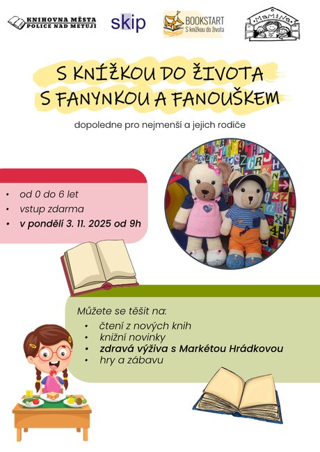 S knížkou do života s Fanynkou a Fanouškem