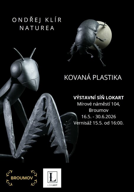 Ondřej Klír: NATUREA – Výstava kované plastiky