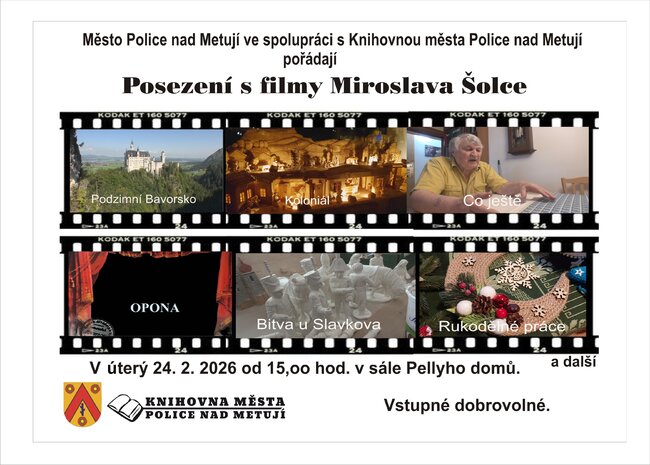 Posezení s filmy Miroslava Šolce