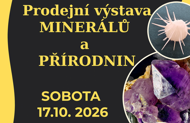 Prodejní výstava minerálů a přírodnin